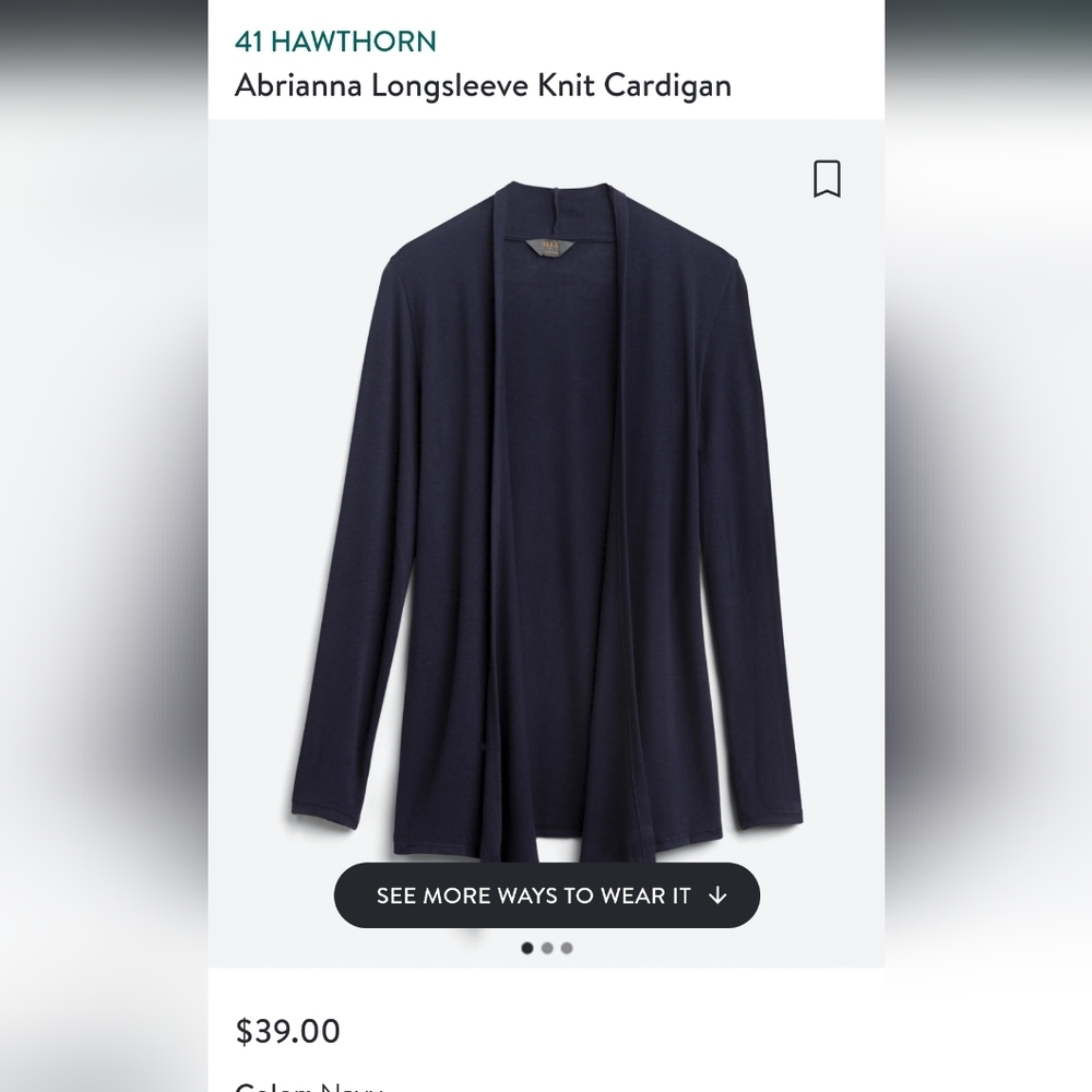 StitchFix 41Hawthorn Abrianna Knit Cardigan